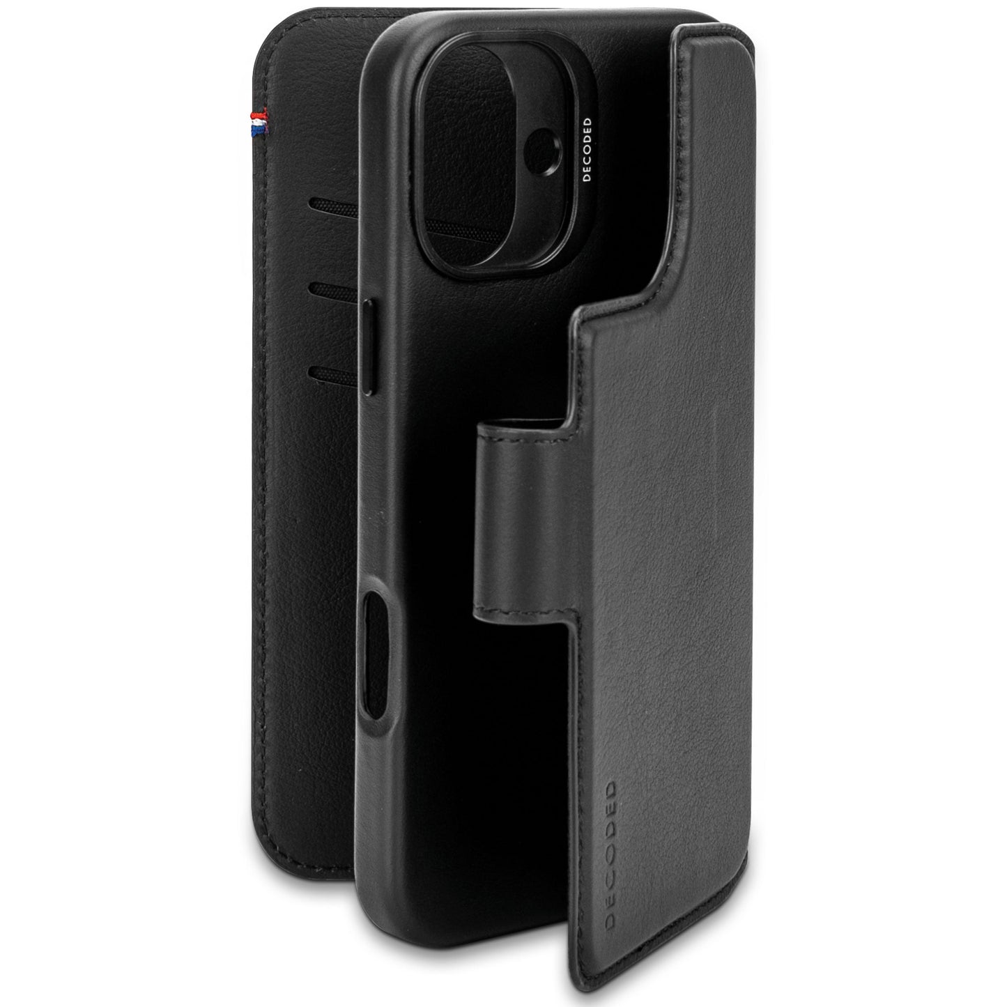 Decoded Detachable Wallet MagSafe Skinnetui til iPhone 16 Plus - Svart