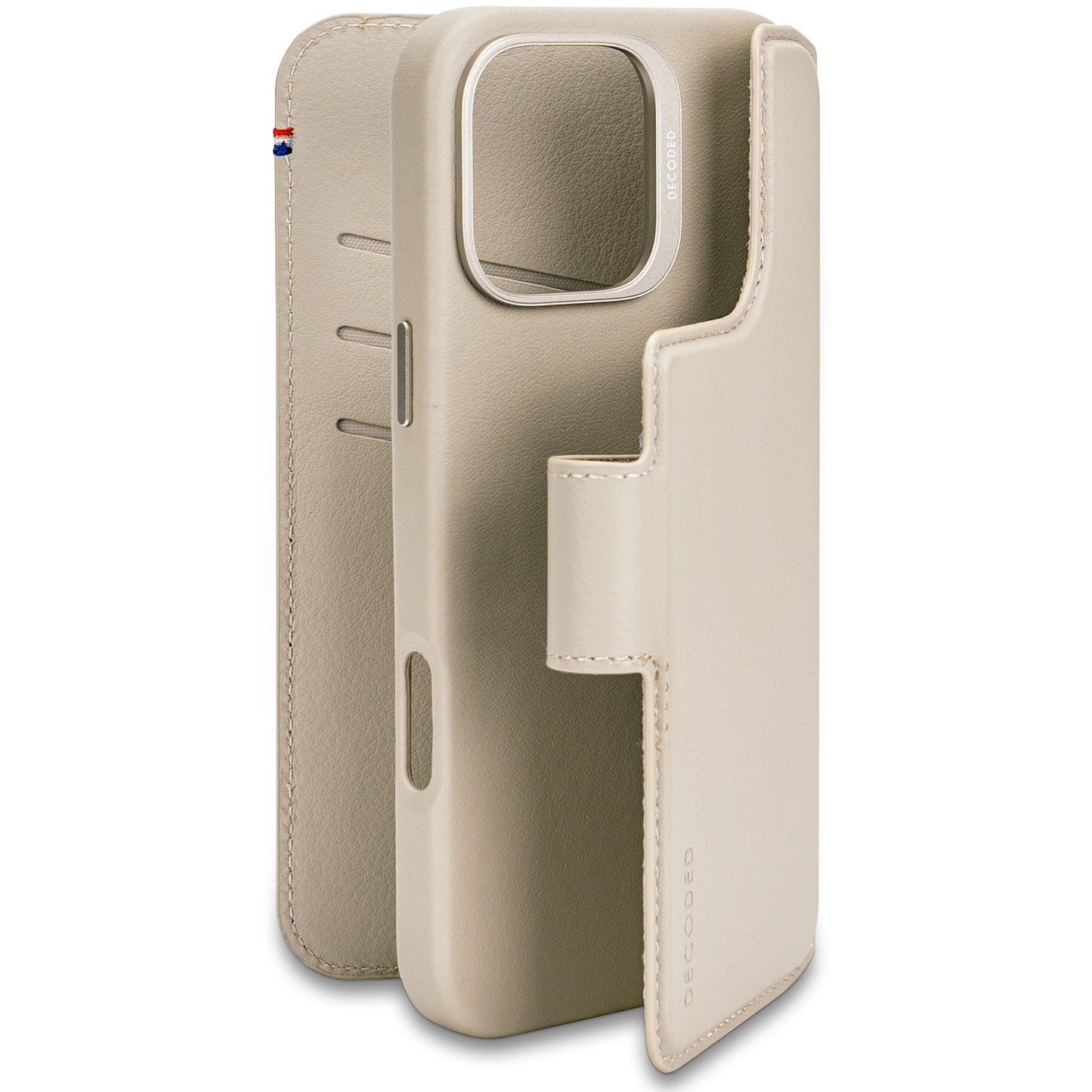 Decoded Detachable Wallet MagSafe Skinnetui til iPhone 16 Pro Max - Clay