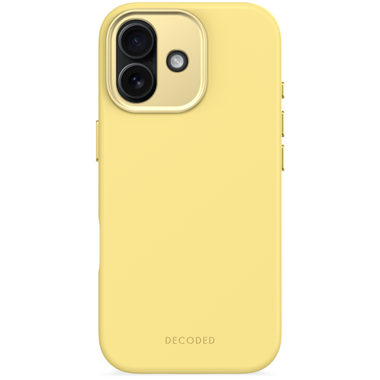 Decoded BackCover MagSafe Silikondeksel til iPhone 17 - Yuma Yellow