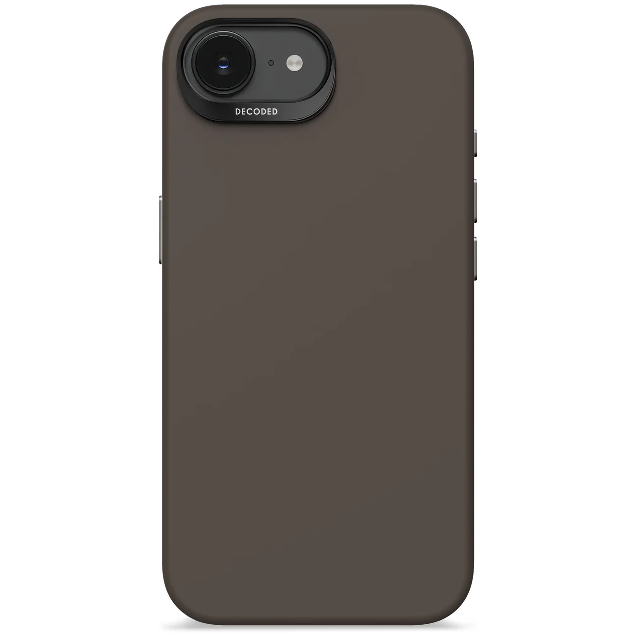 Decoded Backcover Silikondeksel til iPhone 16e - Charcoal