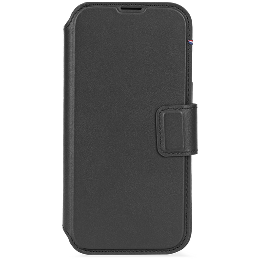 Decoded Lommebokdeksel i skinn med MagSafe til iPhone 17 - Svart