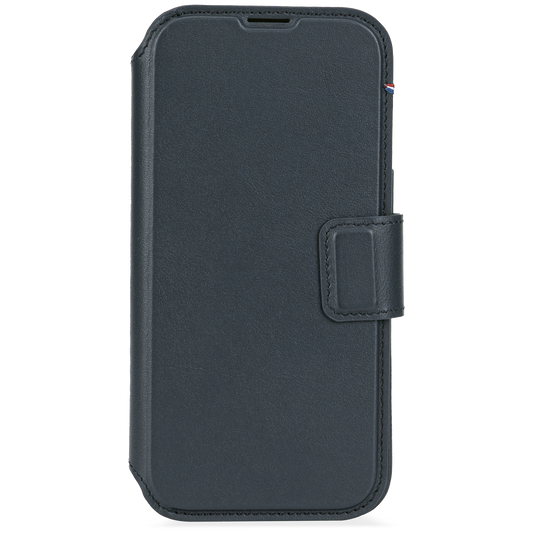 Decoded Lommebokdeksel i skinn med MagSafe til iPhone 17 - Navy