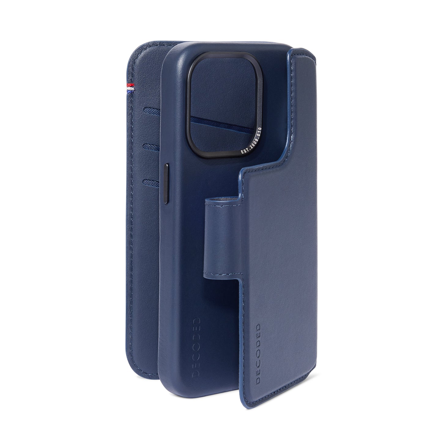 Decoded Detachable Wallet MagSafe Skinnetui til iPhone 15 Pro Max - Navy