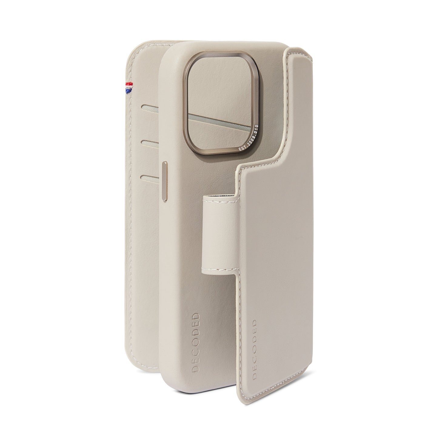 Decoded Detachable Wallet MagSafe Skinnetui til iPhone 15 Pro Max - Clay