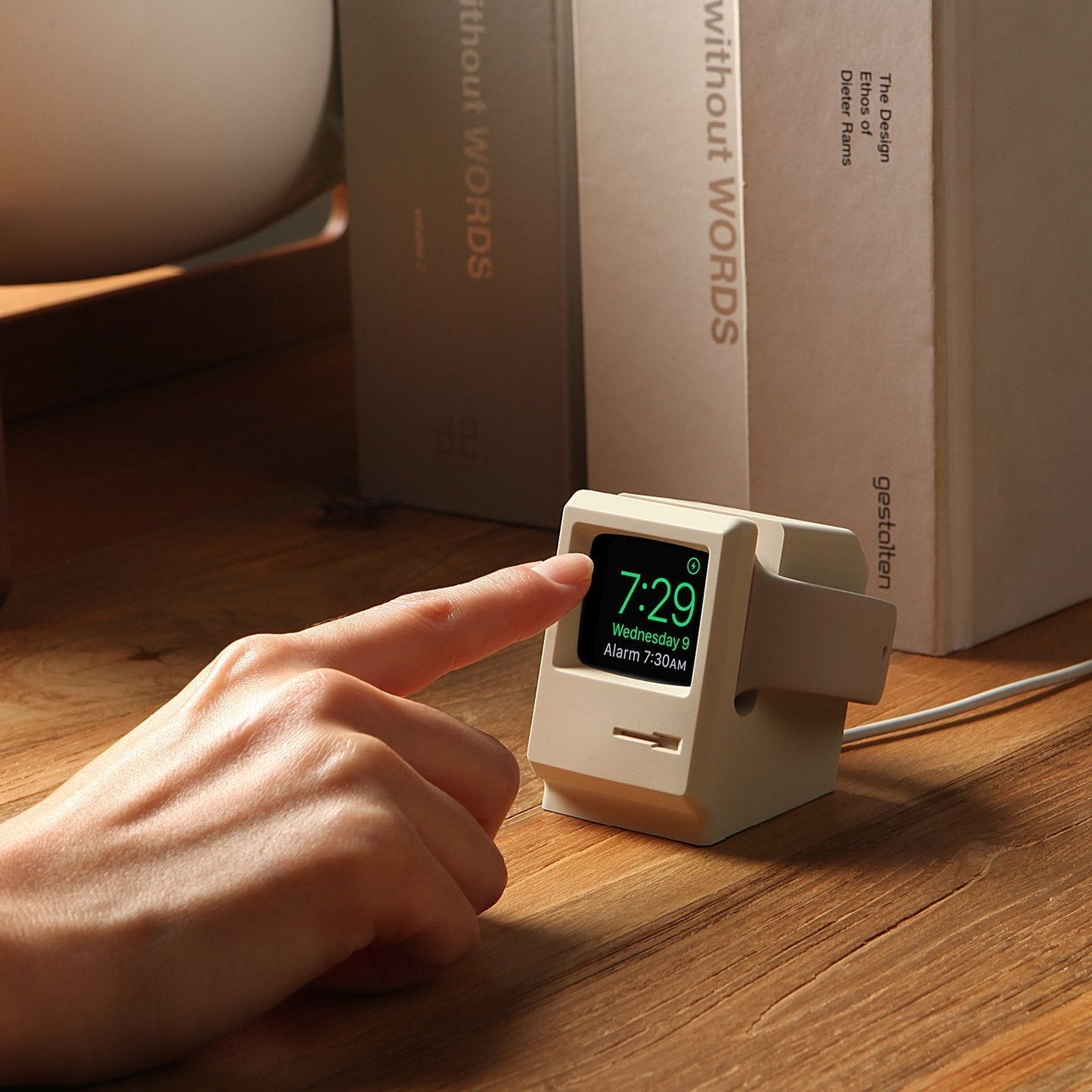 Elago W3 docking til Apple Watch - Hvit