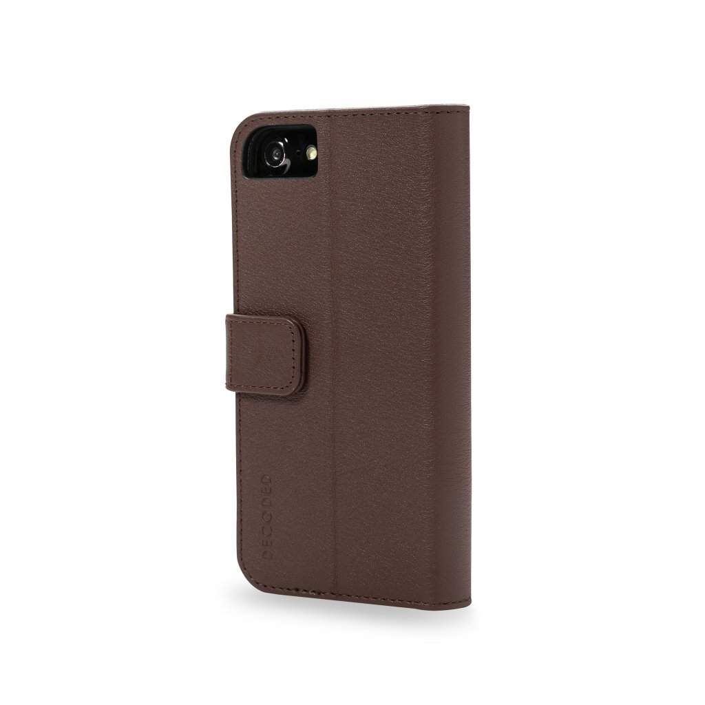 Decoded Detachable Wallet etui til iPhone SE - Brun