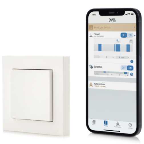 Eve Light Wall Switch Connected