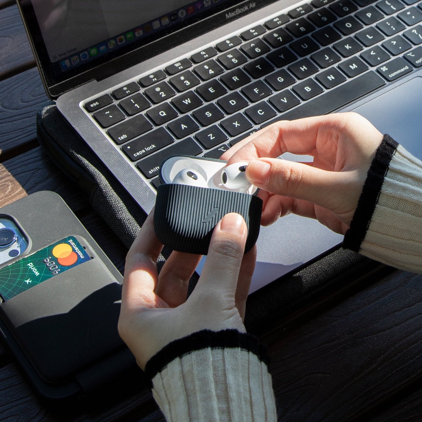 Native Union Curve Case etui til AirPods (3. gen) - Blå