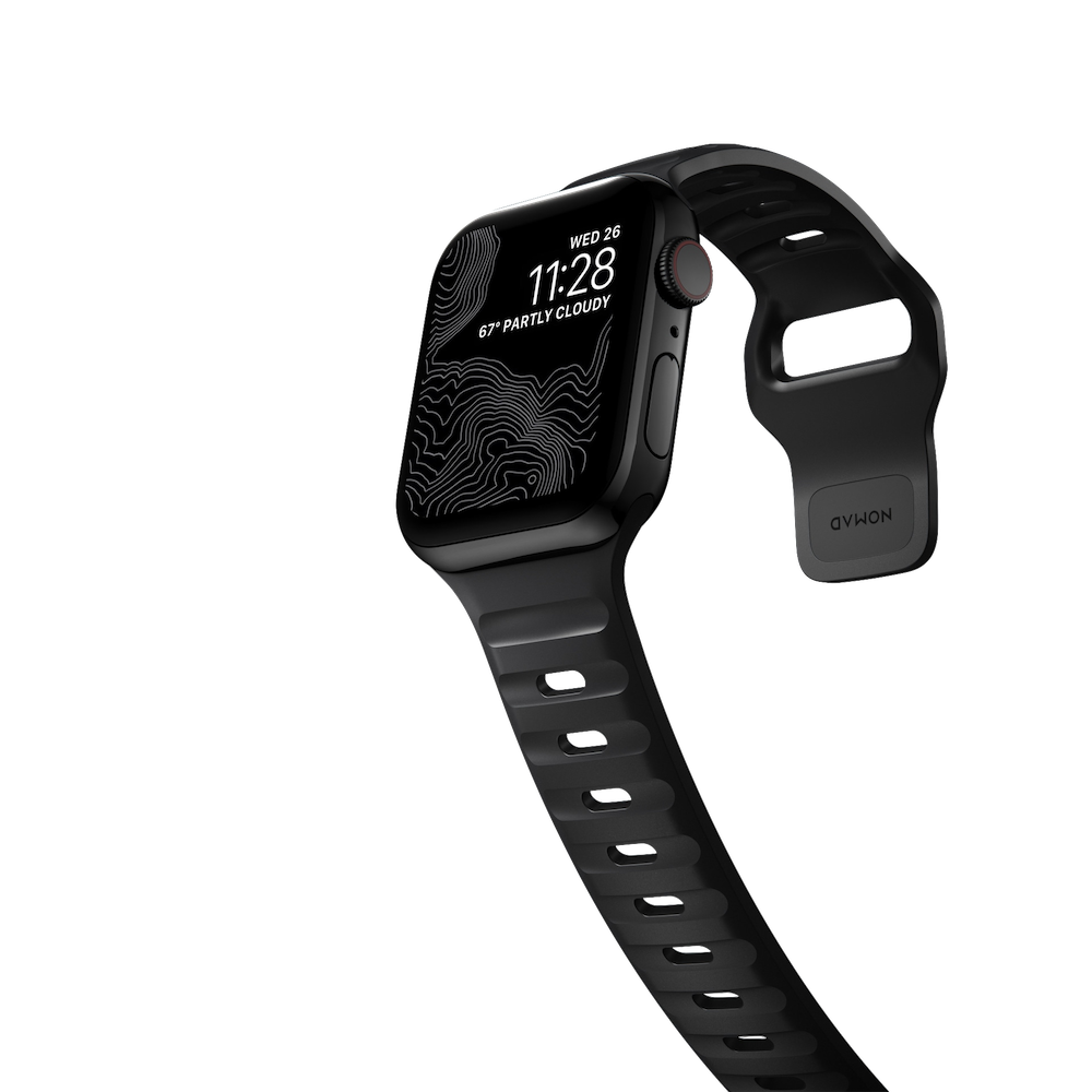 Nomad 41/40 og 38mm Sport Strap reim - Svart