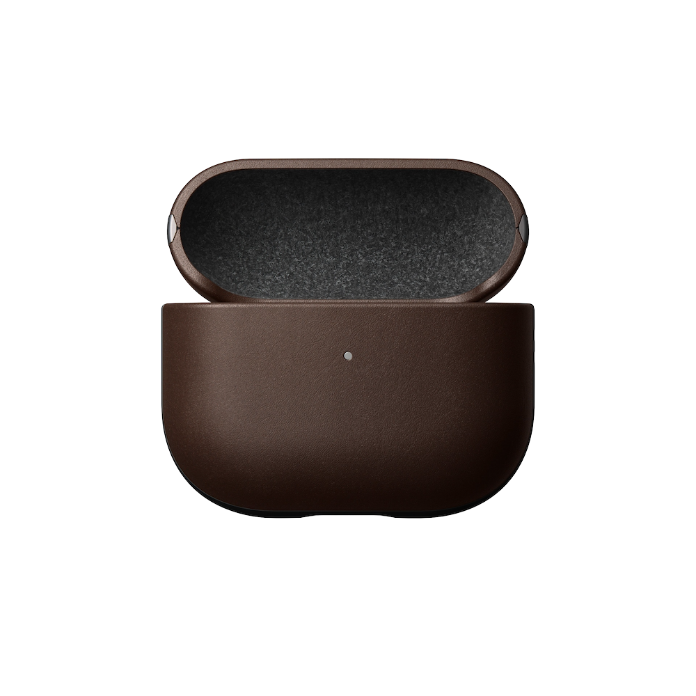 Nomad Modern Case skinnetui for AirPods (3. gen) - Brun