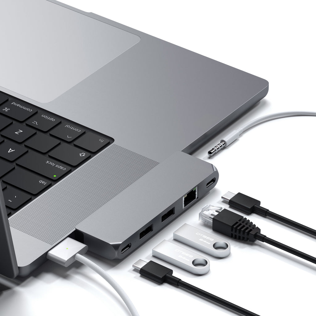 Satechi Pro Hub Mini Multiport Adapter - Stellargrå