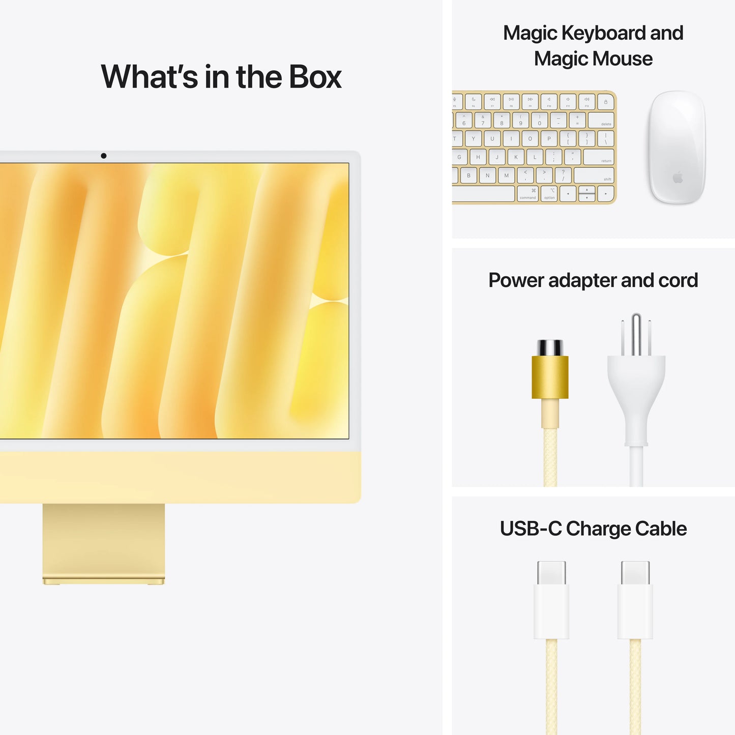 iMac 24-tommer M4 10GPU 512GB SSD 24GB Minne - Gul