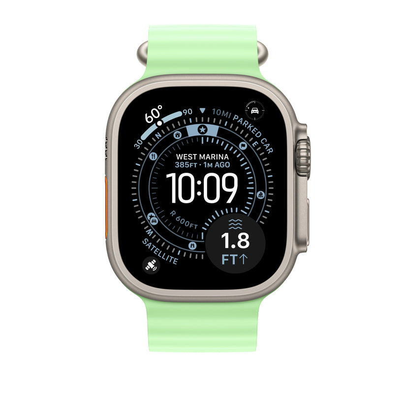 49mm-neon-green-ocean-band-natural-titanium-finish_MGCF4_AV2