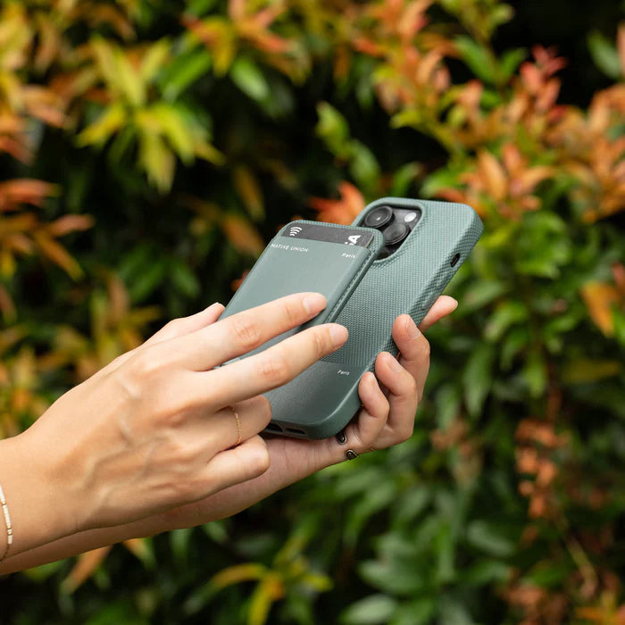 Native Union CLIC (RE)CLASSIC MagSafe Kortmappe - Slate Green