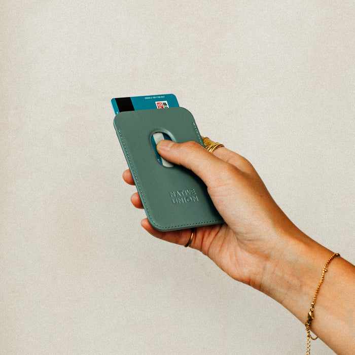 Native Union CLIC (RE)CLASSIC MagSafe Kortmappe - Slate Green