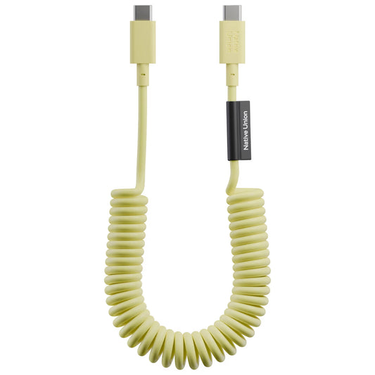 Native Union 1,2m Pop USB-C Ladekabel - Lemon