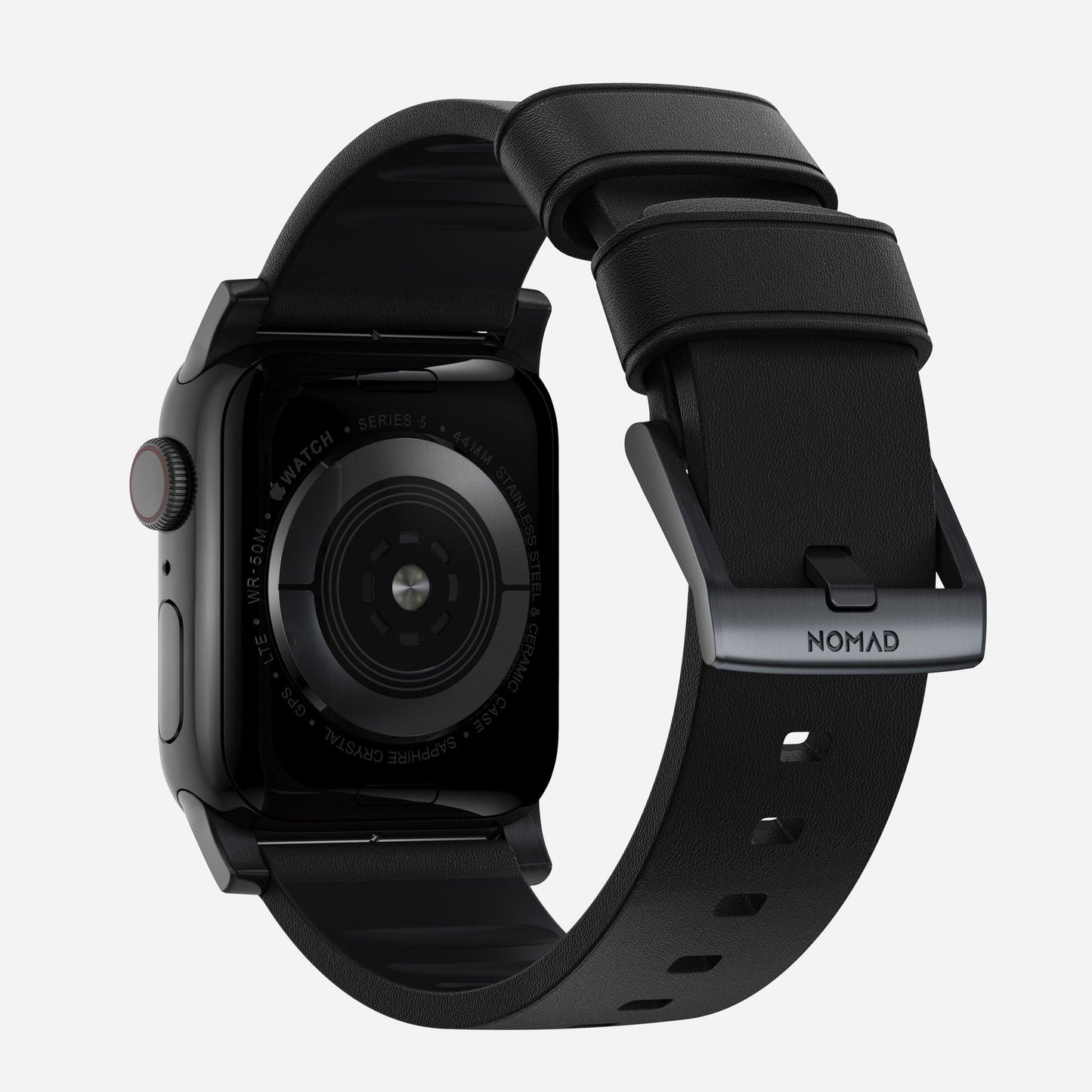 Nomad 44/42 mm Active Strap Pro skinnreim - Svart