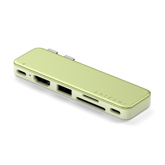 Satechi USB-C Snap Hub til MacBook Neo - Citrus