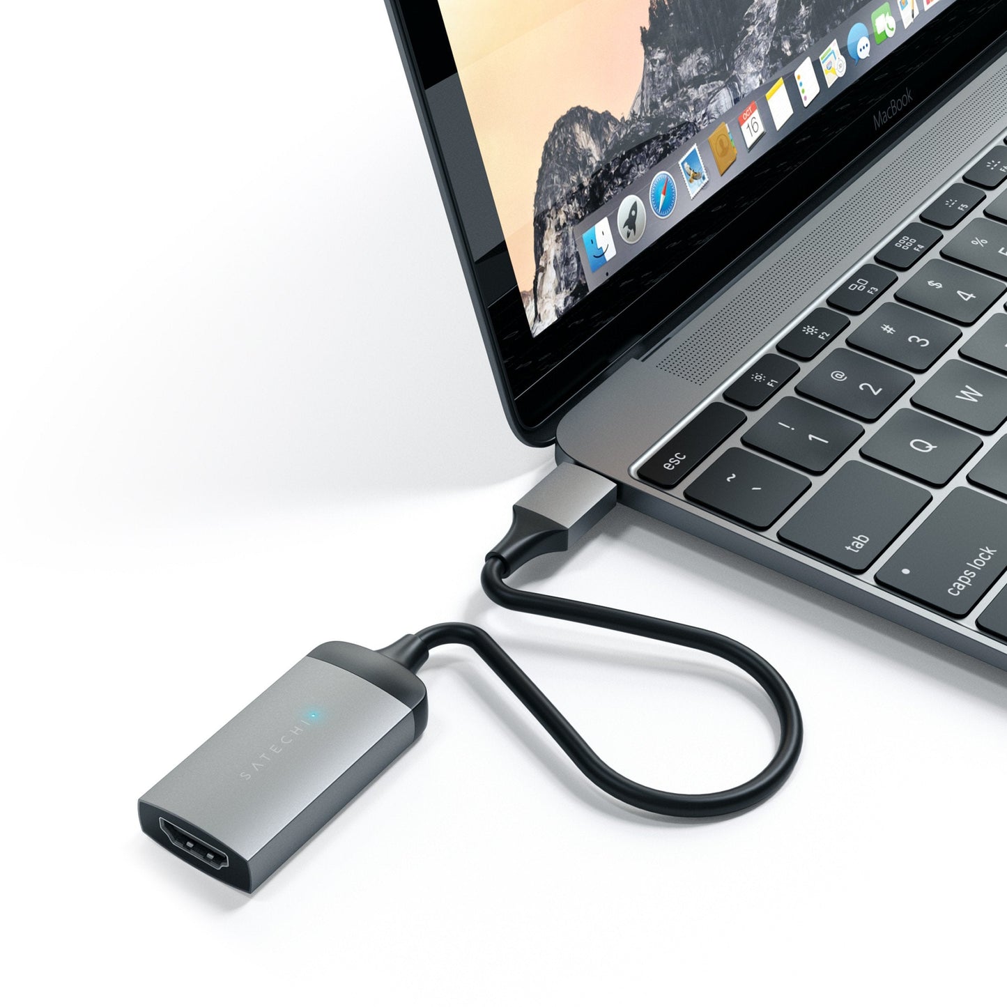 Satechi USB-C - HDMI Adapter Stellargrå