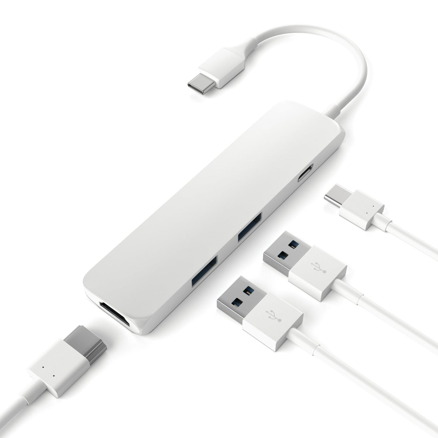 Satechi USB-C Multiport-adapter - Sølv