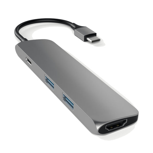 Satechi USB-C Multiport-adapter - Stellargrå