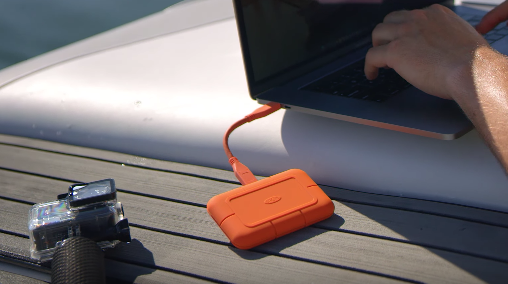 LaCie Rugged USB-C Ekstern SSD Harddisk - 500 GB