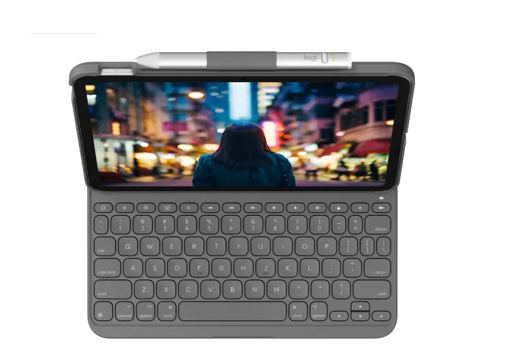 Logitech Slim Folio Tastatur til iPad 10,9"