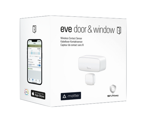 Eve Door & Window Trådløs Kontaktsensor m/ Matter