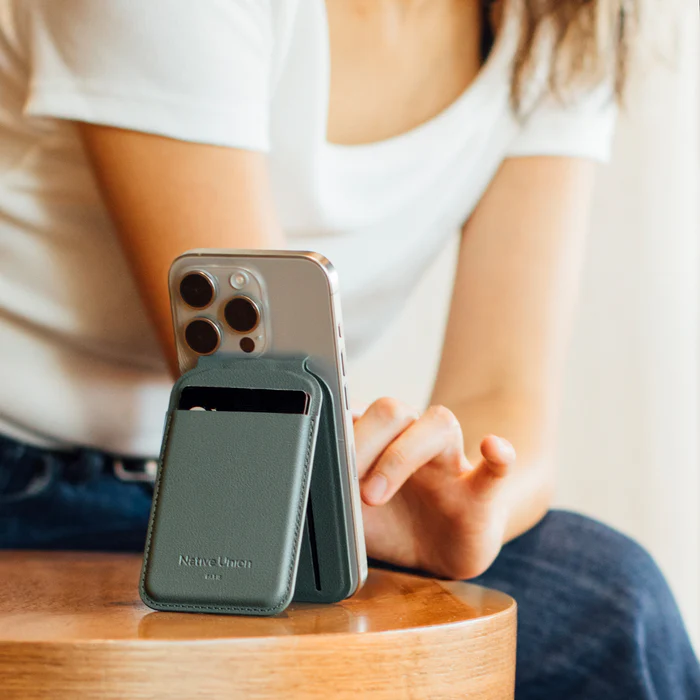 Native Union Active Wallet Stand MagSafe Kortholder - Sandstone