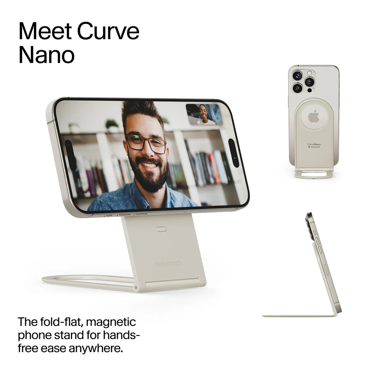 Twelve South Curve Nano Stativ til iPhone - Slate