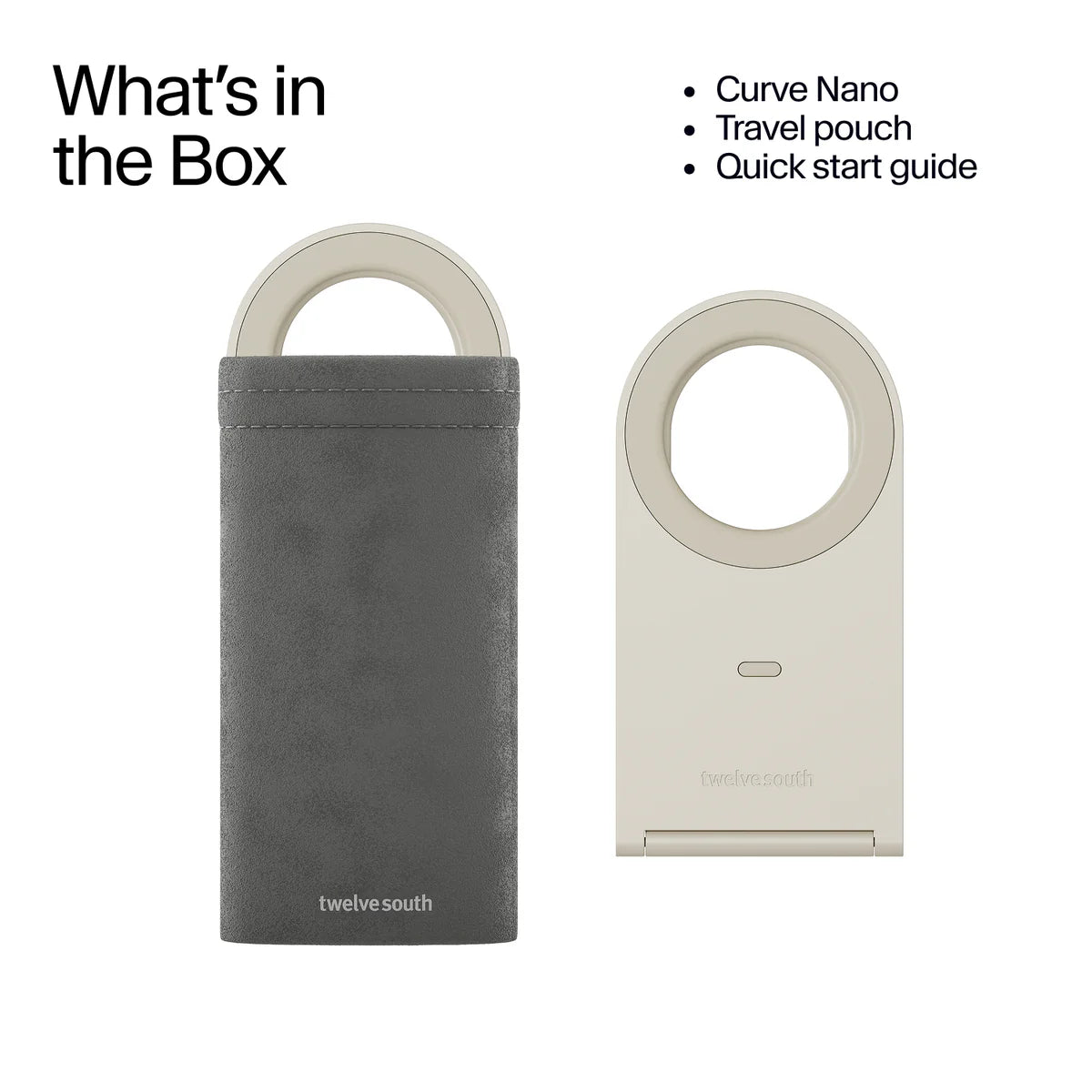 Twelve South Curve Nano Stativ til iPhone - Slate