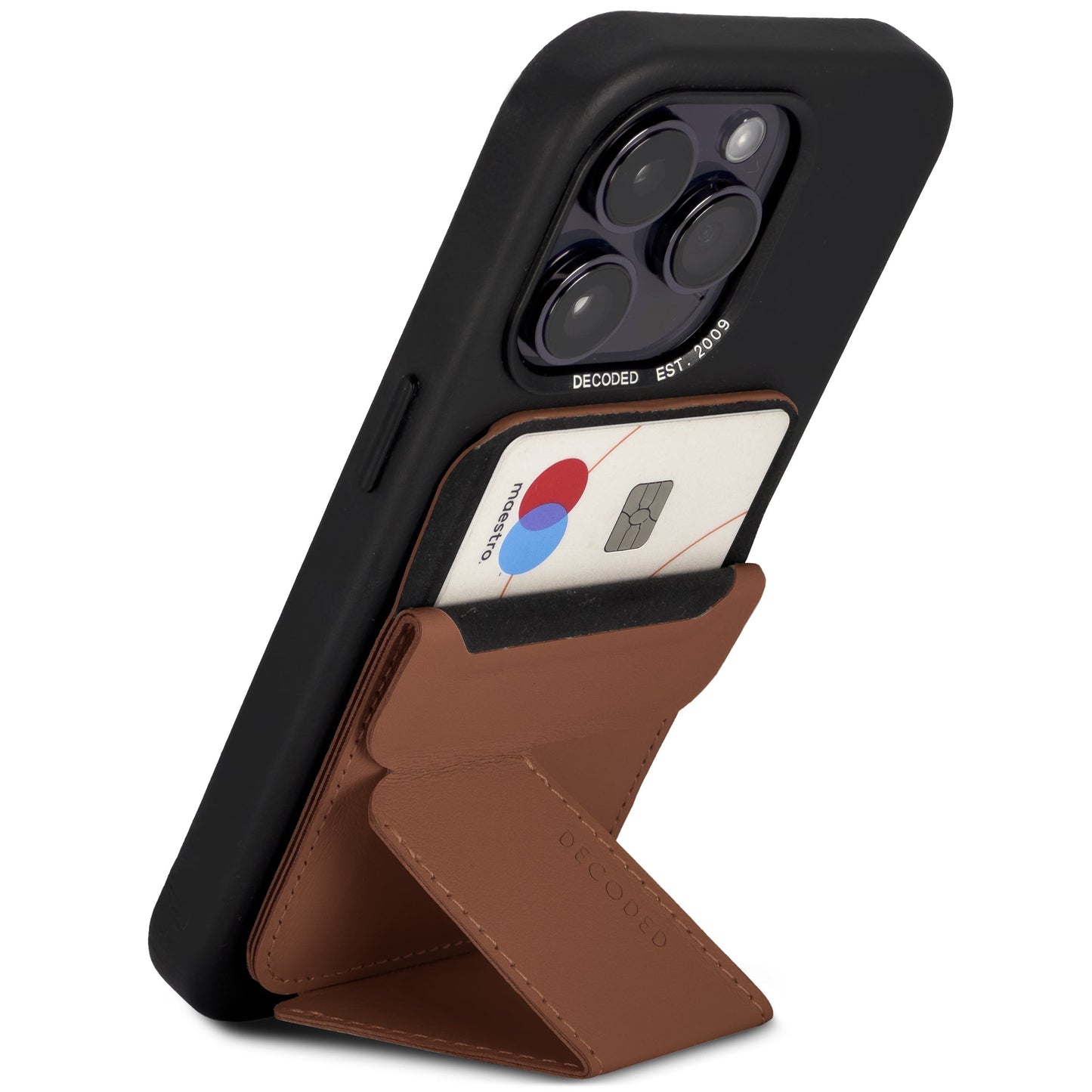 Decoded MagSafe Kortholder/Stand - Tan