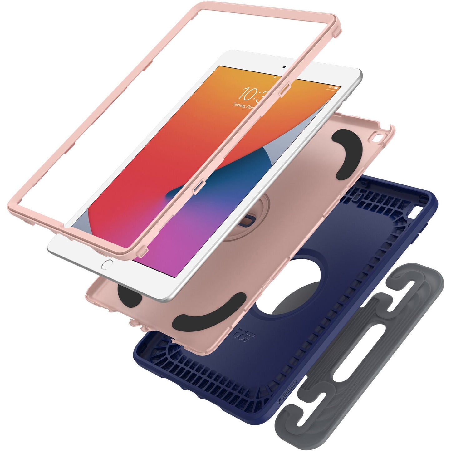 Otterbox EzGrab deksel til iPad 10,2" - Lilla