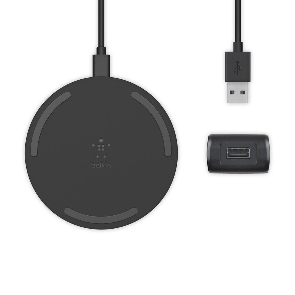 Belkin 10W Trådløs Qi ladeplate - Svart