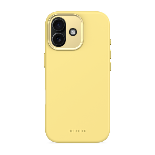 Decoded BackCover MagSafe Silikondeksel til iPhone 17 - Yuma Yellow