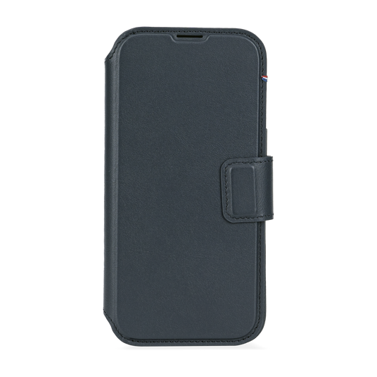 Decoded Lommebokdeksel i skinn med MagSafe til iPhone 17 - Navy