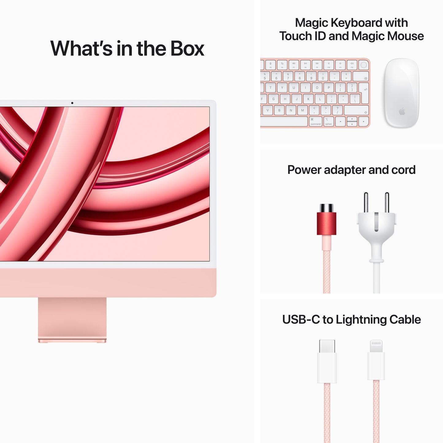 iMac 24" M3 10GPU 512GB SSD - Rosa