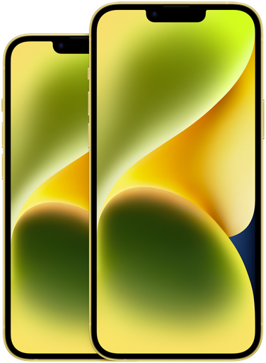 Forsiden på 6,1-tommers iPhone 14 Forsiden på 6,7-tommers iPhone 14 Plus