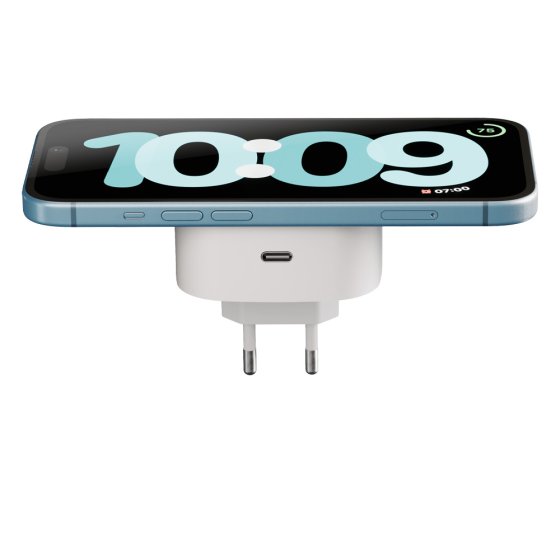 Zens Qi Trådløs Vegglader - Hvit