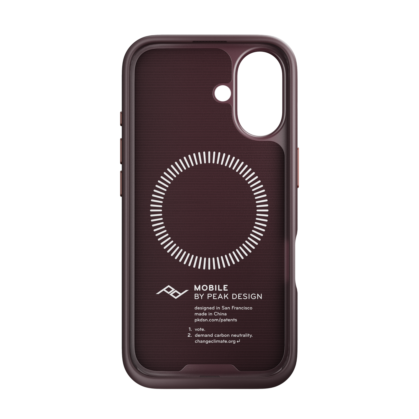 Peak Design Mobile Everyday Fabric MagSafe Deksel til iPhone 16 - Eclipse