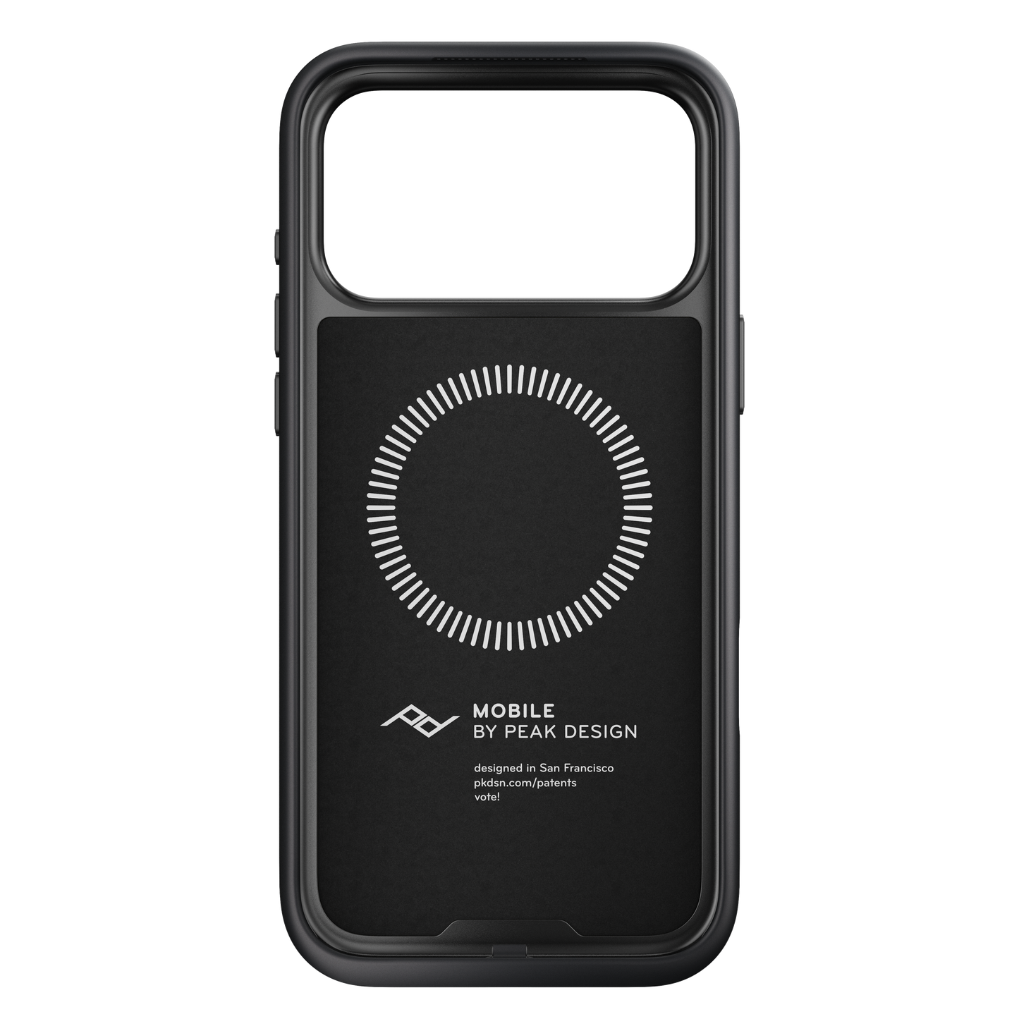 Peak Design Mobile Everyday Clarino MagSafe Deksel til iPhone 17 Pro Max - Svart