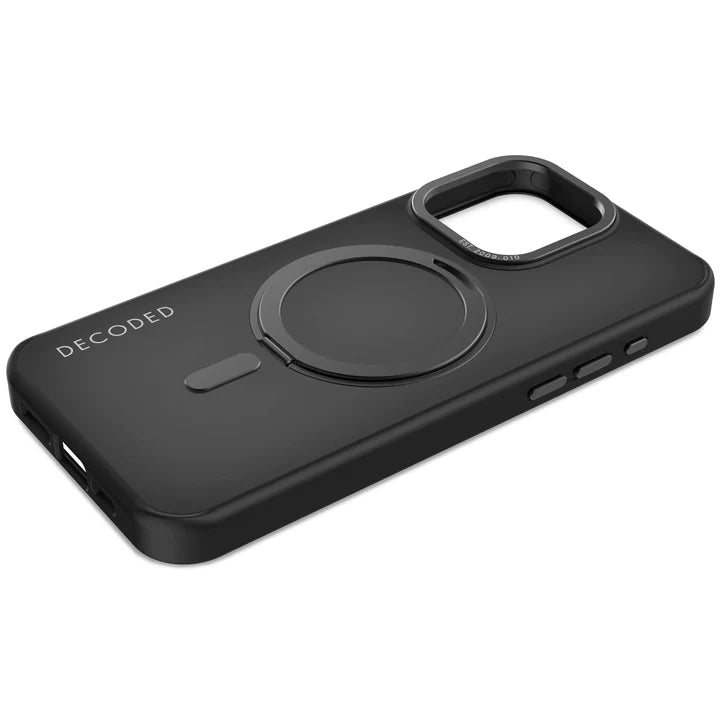 Decoded Loop Stand Backcover MagSafe Deskel til iPhone 15 Pro Max - Svart