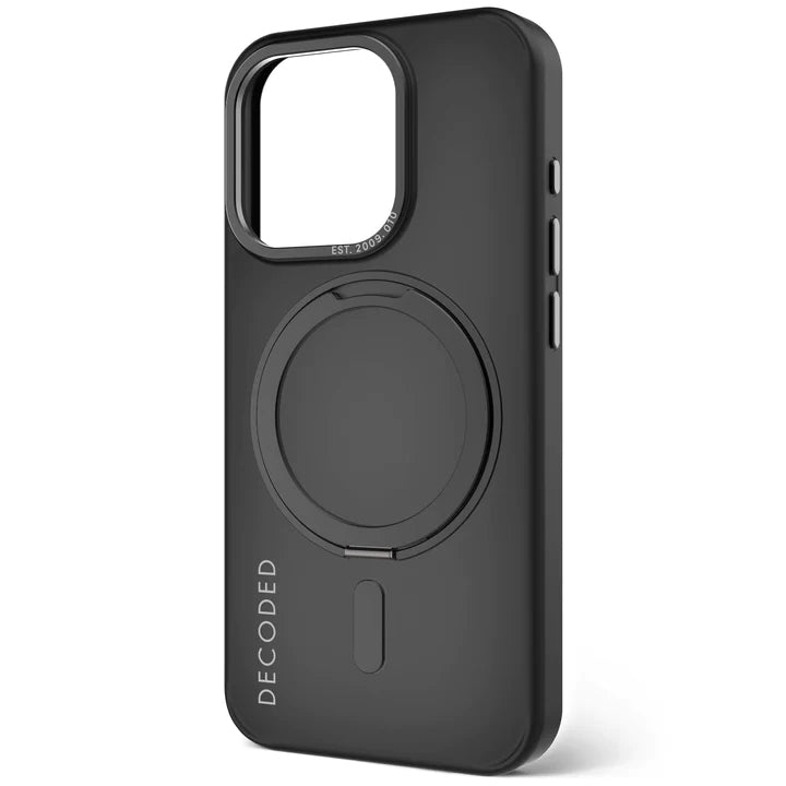 Decoded Loop Stand Backcover MagSafe Deskel til iPhone 15 Pro - Svart