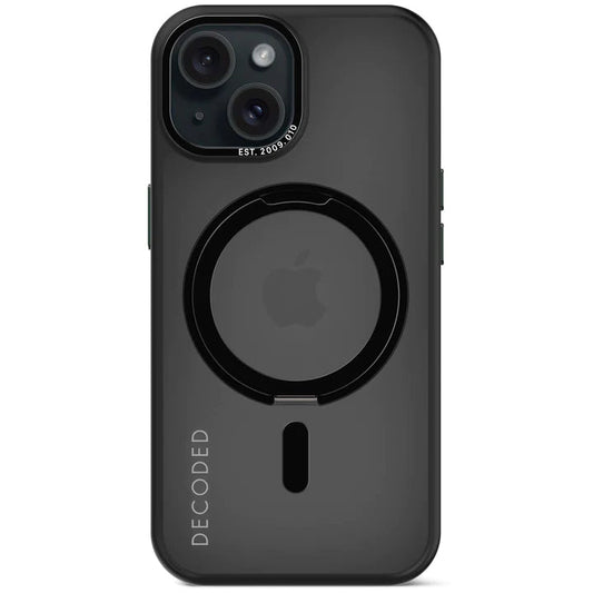 Decoded Loop Stand Backcover MagSafe Deskel til iPhone 15 - Svart