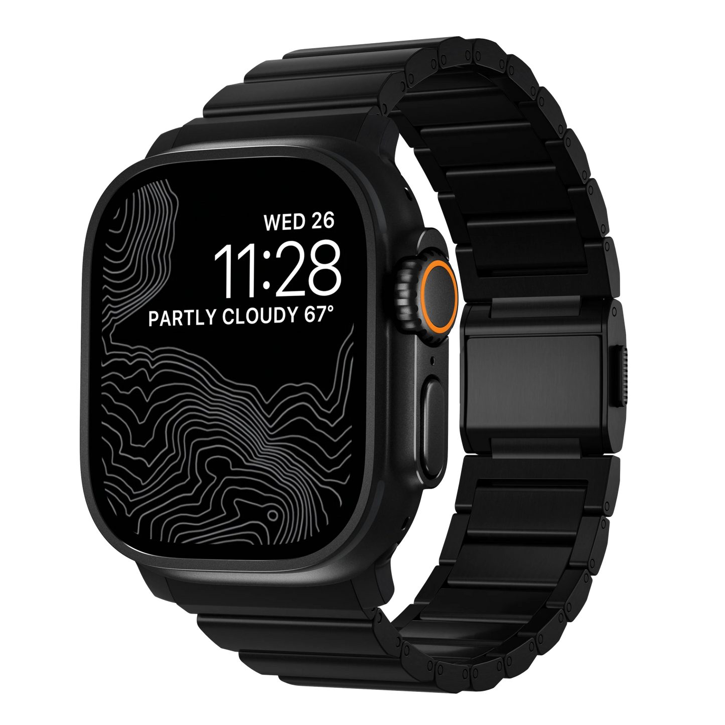 Nomad 49/46 mm Titanium reim V2 - Black