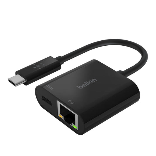 Belkin USB-C til Ethernet adapter med lading