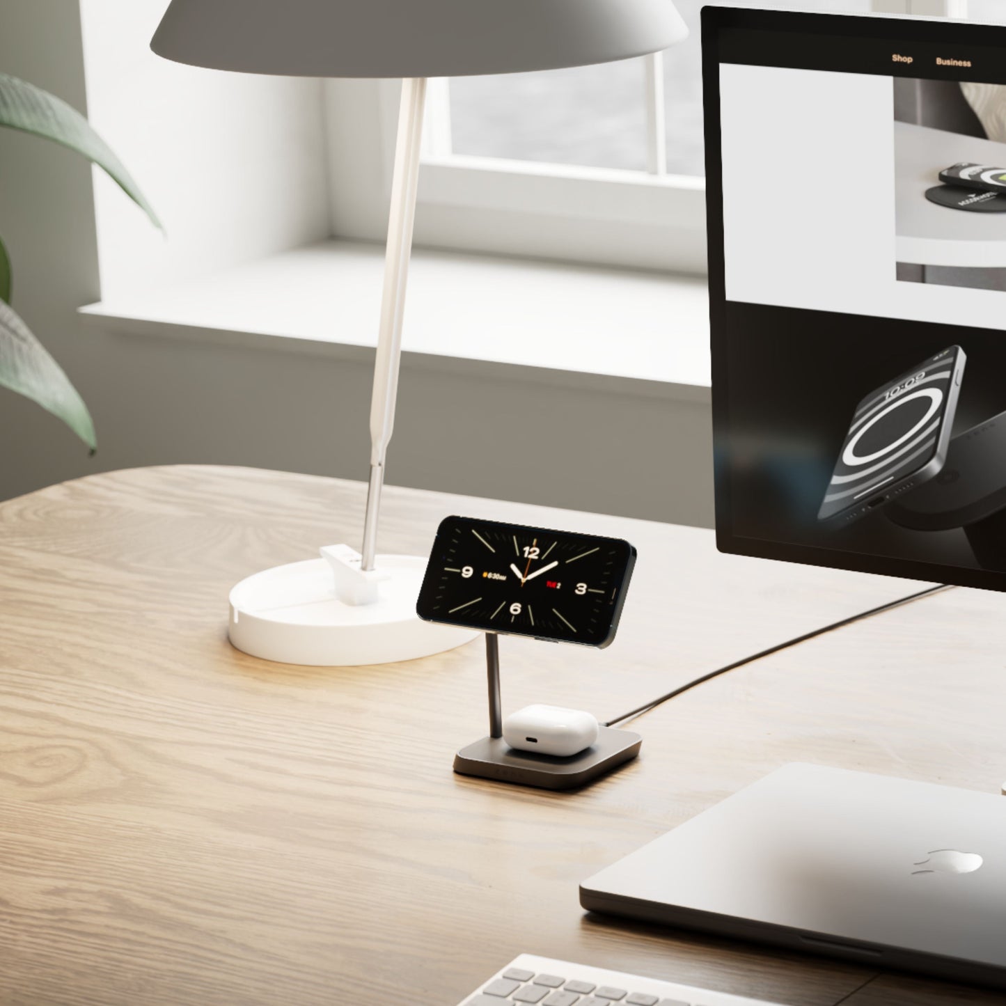 Zens Qi2 Charger Office 2 Ladestasjon
