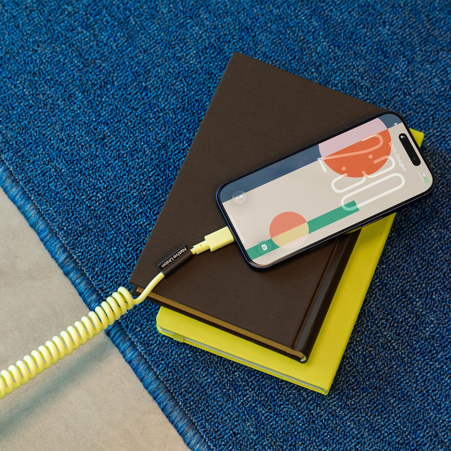 Native Union 2,4m Pop USB-C Ladekabel - Lemon
