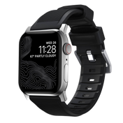 Nomad 40/38mm Rugged Strap reim - Sølv