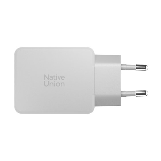 Native Union 65W 2-ports GaN Hurtiglader - Hvit